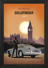 Goldfinger Movie Framed Wall
