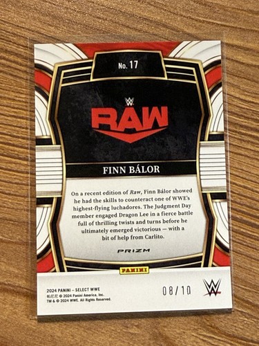 Panini Select WWE 2024 Finn Balor Gold/10 Phenomenon - Imagen 2 de 2