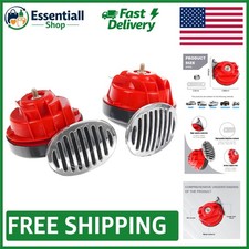 2 Pcs 300db Loud Snail Horn - 12v Waterproof Car Accessory For All Vehicles 2 Pcs 300db Loud Snail Horn - 12v Waterproof Car Accessory For All Vehicles