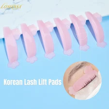 6 Pairs Silicone Eyelash Perming Pad Lash Extension Supplies Makeup Acce
