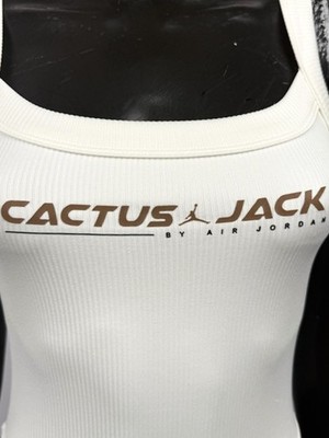 Jordan x Travis Scott Cactus Jack XS Streetwear Limited Edition Damen Body Schwarz