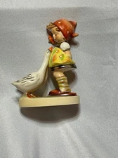 Vintage Goebel Hummel Figurine Goose Girl W. Germany Geese Hummel  #47/0