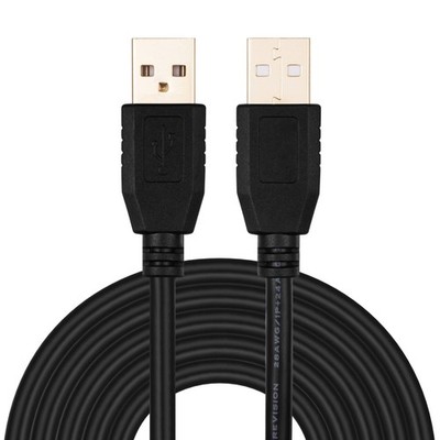 65FT 20M USB A To A Male Cable Double End Cord GoldPlated Hard Drive Camera