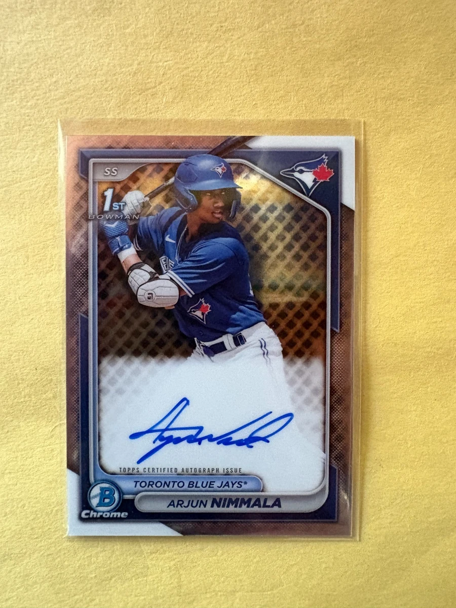 Bowman Toronto Blue Jays Baseball Autographed Sports Trading Cards
