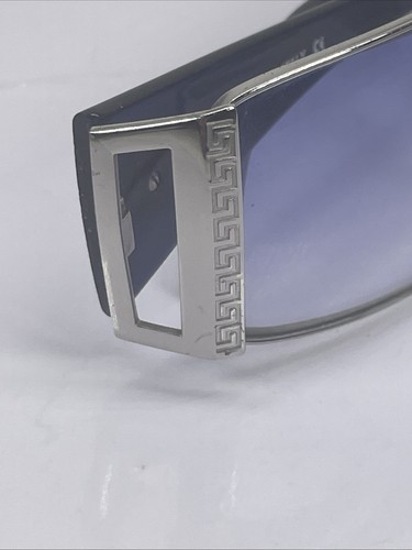 Vintage Versace Frame Blue & Sun Eyeglasses, Glasses #2009 Italy *Needs Repair - Imagen 9 de 16