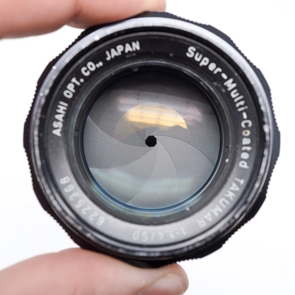 Asahi Pentax SMC Takumar 50mm f/1.4 Prime Lens for Pentax K Mount - Good Cond. - Image 3 of 4