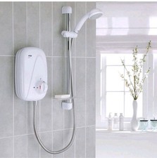 MIRA VIGOUR r THERMOSTATIC ELECTRIC SHOWER WHITE & CHROME POWER 1.1532.353