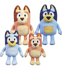 Bluey Heeler Family Plush Set 4 Plush 7-8" Figures BRAND NEW EXPEDITED SHIPPING