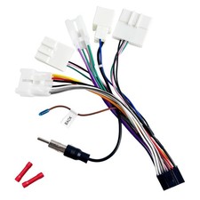 16Pin ISO Aftermarket Radio Harness Adapter for Toyota 2005-2016 with SWC
