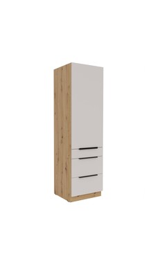 Küchen Hochschrank 60 cm SOLANO Kaschmir beige Küchenzeile Küchenblock Küche 
