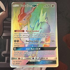 Cobalion GX 189/181 Team Up Full Art LP Secret Rainbow Rare Pokemon Card on eBay