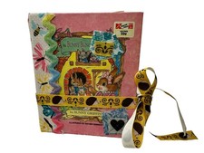 Junk Journal OOAK For Scrapbooking Writing Upcycled Book Bunny Creative Work