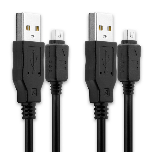 2X Usb Datenkabel Olympus Tough Tg-Tracker Stylus Tough TG-4 µ 830 µ 500 SP-700-image