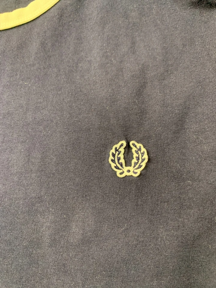 FRED PERRY Ropa Deportiva ORIGINAL HOMBRE CASUAL CAMISA CAMISETA JERSEY TALLA M MEDIANA Foto 3 de 4