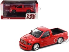 2003 DODGE RAM SRT-10 PICKUP RED 1/64 DIECAST MODEL CAR BY SHOOM64 SHOOM-103-002