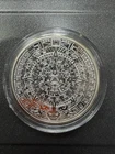 Scottsdale Mint 1 Oz Aztec Calendar .999 Fine Silver Bullion Round Coin