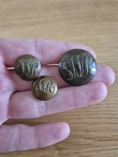 3 Vintage GWR Railway Buttons railwayana
