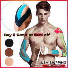 5M Kinesiology Tape Roll Waterproof Sports Muscle Physio Therapeutic Sticker USA