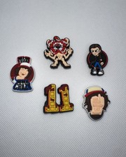 Stranger Things Inspired Shoe Charms - Set 9 -5 pieces - TV Series Theme - NWOT