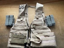 Tactical Molle Vest With Magazine Pouches, Only Worn/used To Adjust To Size