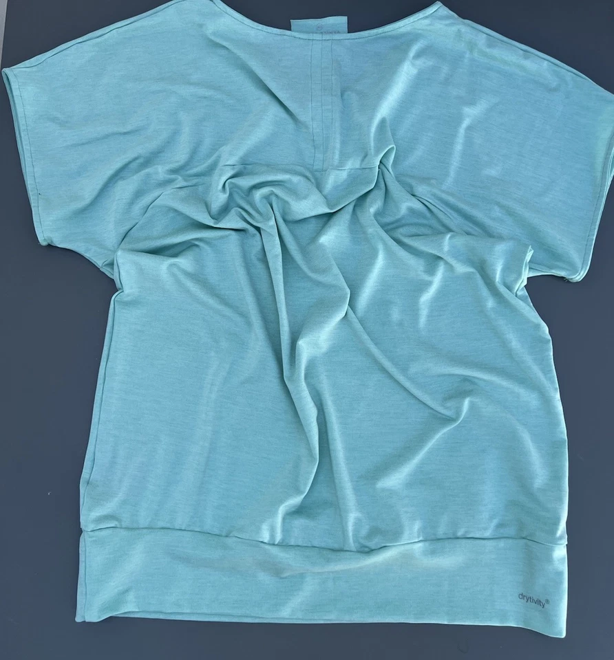 Venice Beach Sui Plus Size Gym Yoga Top Green Sz 2XL - Image 2 of 4