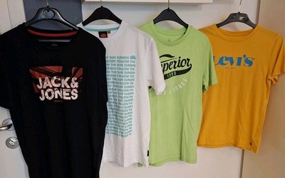   Superdry LEVI'S Jack & JONES T-SHIRT PAKET Gr 164 im sehr guten Zustand  