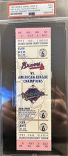 Psa 9 1992 World Series Full Ticket Toronto Bluejays 1st Title G6 Atlanta Braves