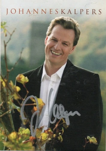 Johannes Kalpers (tenor), signed Postcard