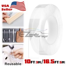 Nano Double Sided Tape Clear Washable Adhesive Invisible Gel Traceless Anti-Slip
