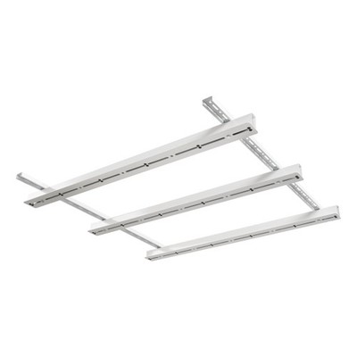 Ceiling Overhead Tote Bin Storage Rail Adjustable Garage Storage Rack System