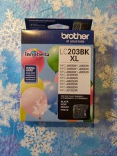 OEM Brother LC203BK XL Black Ink Cartridge Genuine NEW Exp 0327