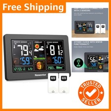 Vivid 7.6” LCD Weather Station: Accurate Indoor/Outdoor Monitoring Solution