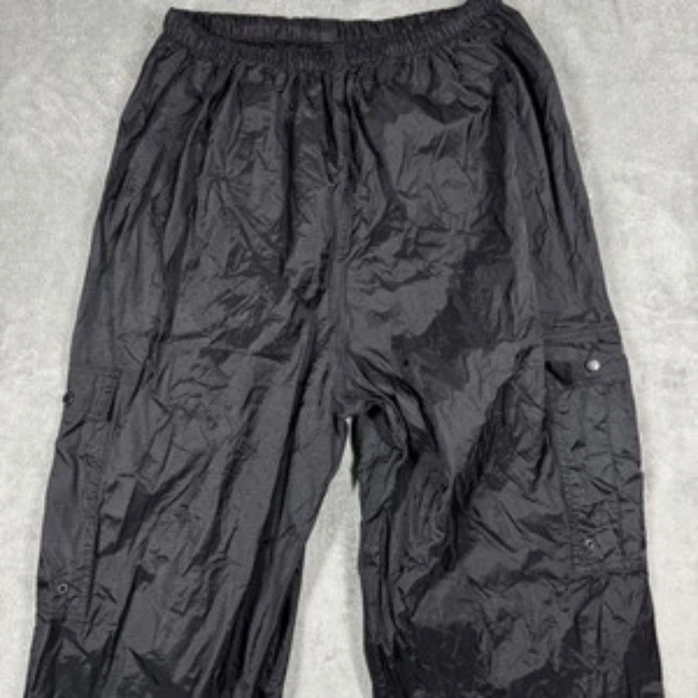 Stearns Dry Wear Rain Pants Men's 2XL Black Waterproof Oversized Lined Fishing