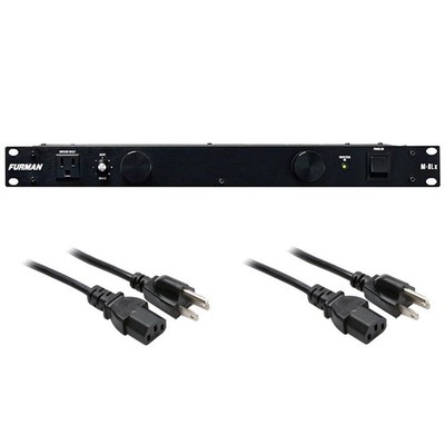 Furman M-8Lx Merit X Series 8 Outlet Power Conditioner & Surge Black 