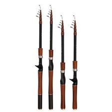 Canne �� p��che t��lescopique Travel Friendly 1 5m 2 4m avec poign��e confortabl