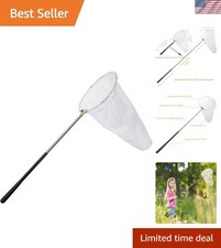 Compact Insect and Butterfly Net with 12" Ring and 59" Telescopic Handle