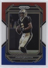 2022 Panini Prizm Red White & Blue Prizm Jameis Winston #207 0w8