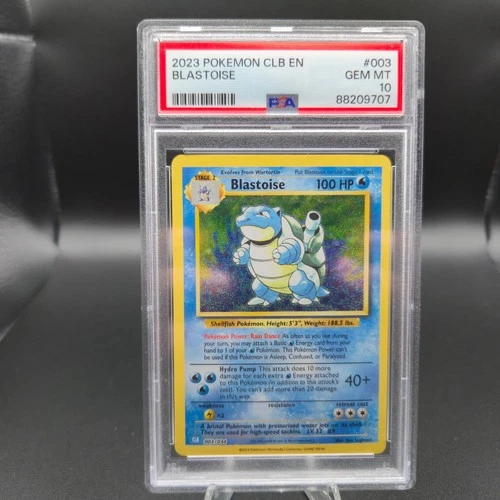 2023 Pokemon CLB EN Blastoise #003 Pokemon Card - Classic Collection - PSA 10