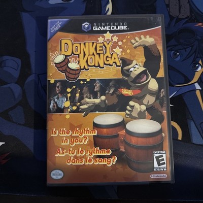 Nintendo Donkey Konga GameCube CIB W/Manuel! TESTED & WORKING!