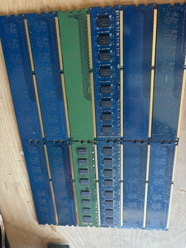 12 X 4GB PC3-12800 RAM Pulled From Working PCs Gold Recovery - Picture 6 of 8