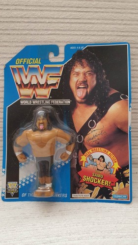 WWF WWE Hasbro Wrestling figure  SAMU  of the head...