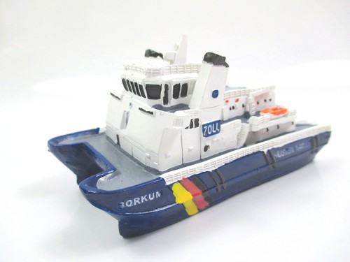 Modelo de barco guardacostas Borkum 12 cm Poly Ship barco ferry NUEVO - Imagen 2 de 6