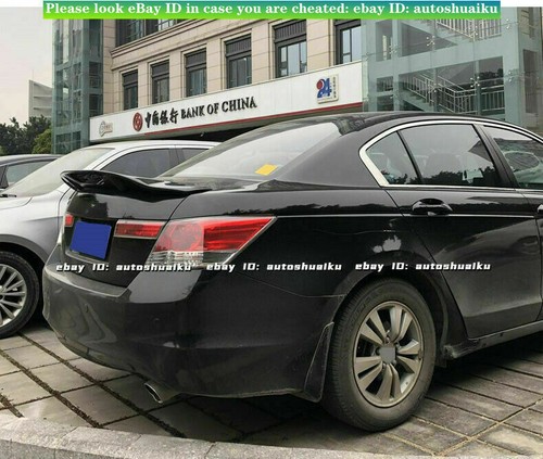 Gloss Black DuckBill Rear Trunk Wing Spoiler For 08-12 Honda Accord 4 Door Sedan - Picture 13 of 17