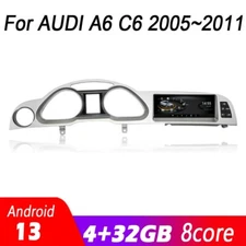 Car Multimedia Player Stereo Gps Radio Android Monitor Mmi For Audi A6 C6 4+32g