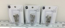 3 - Dritz 72-2 Safety Pins Blister Pack Size 2 Nickel 10 Pack
