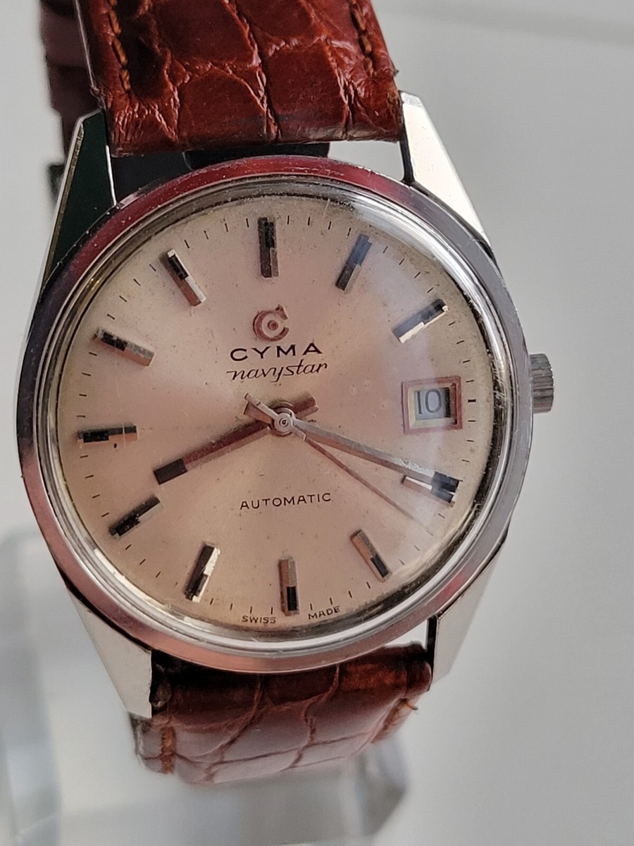 CYMA Navy Star 自動巻 稼動品 シーマ CYMA NAVY STAR 自動巻き 腕時計  