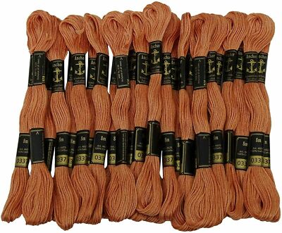 Anchor Embroidery Cotton Thread Stranded Sewing Thread Cross Stitch Floss Orange
