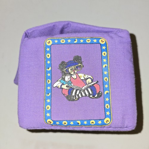 The Big Comfy Couch Molly-in-the-Box 1997 Plush Purple Cube Toy Used Canadian - Picture 3 of 9