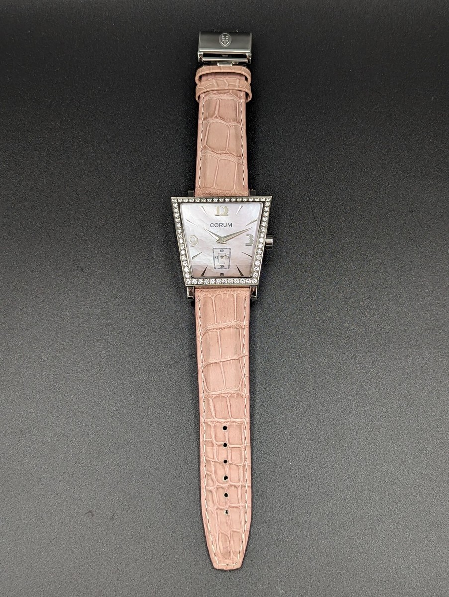 Corum Trapeze Diamond Pink Mother of Pearl Women's Swiss Corum Trapeze Diamond Pink Mother of Pearl Women's Swiss