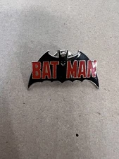 Batman 1987 Cloisonne Enamel Metal Pinback
